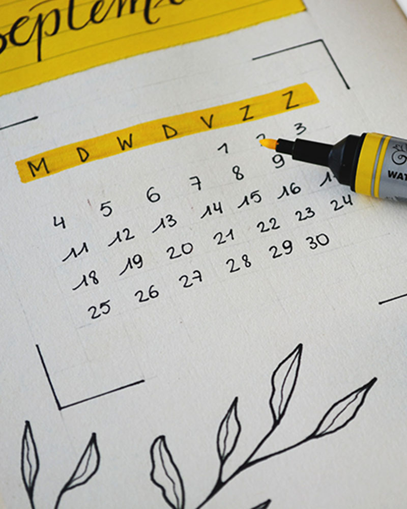 Planning September, one highlight at a time.